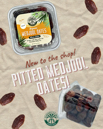 We're Now Offering Pit-Free Medjool Dates!!