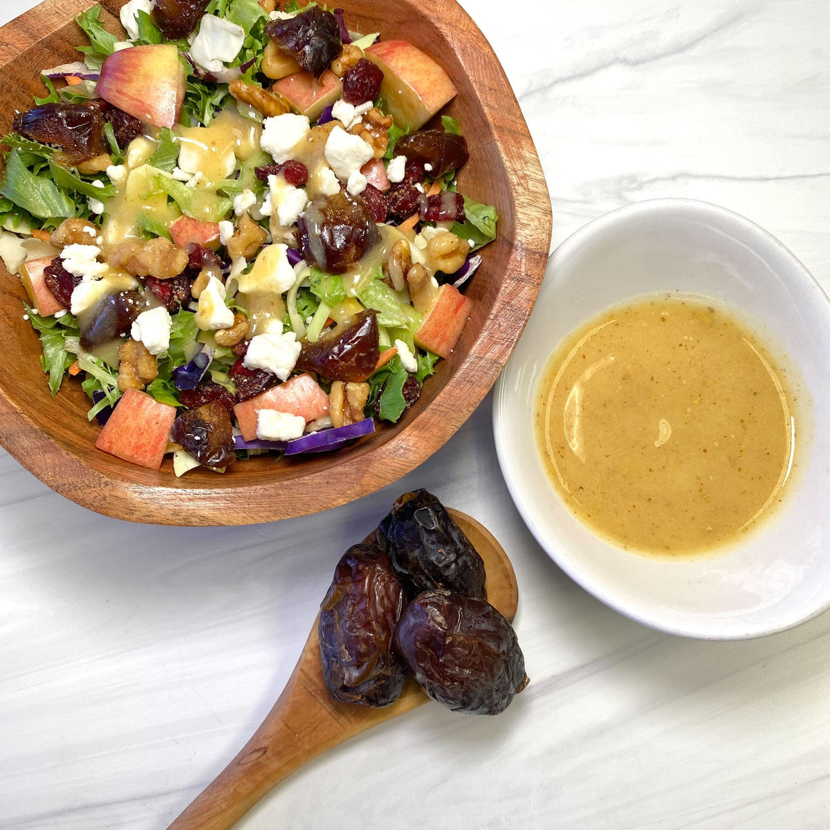 Creamy Dijon Date Salad Dressing  Coachella's Best Organic Dates