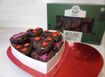 Chocolate-Covered Heart Dates