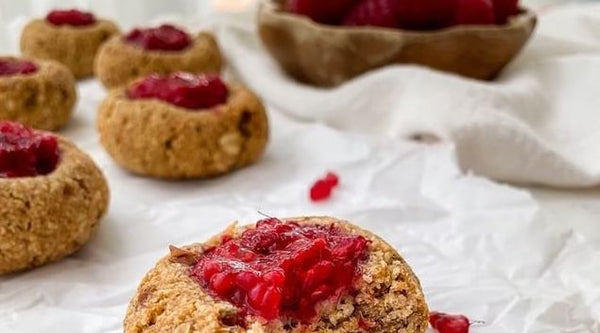 Medjool Date Thumbprint Cookies