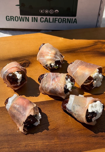 Goat Cheese-Stuffed Dates with Prosciutto