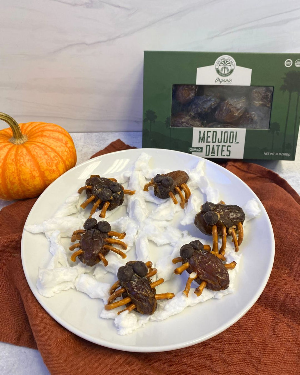 Halloween Date Spider Treats🕷️ – Coachella's Best Organic Dates