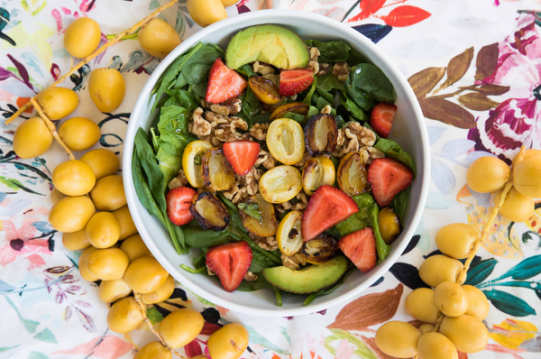 Yellow Barhi Summer Salad