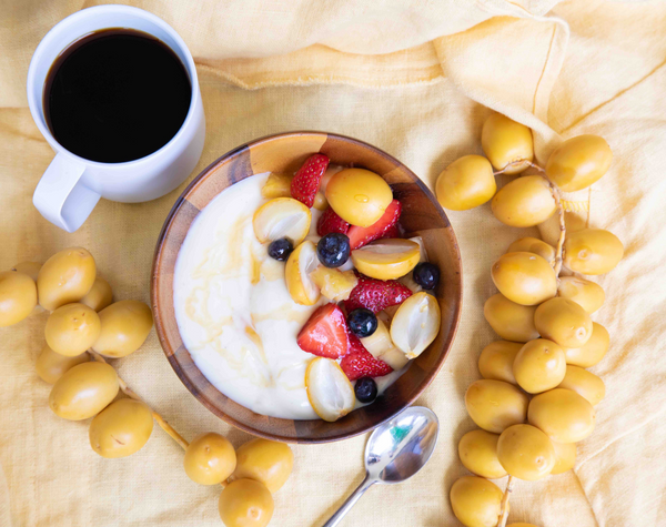 Yellow Barhi Parfait Recipe