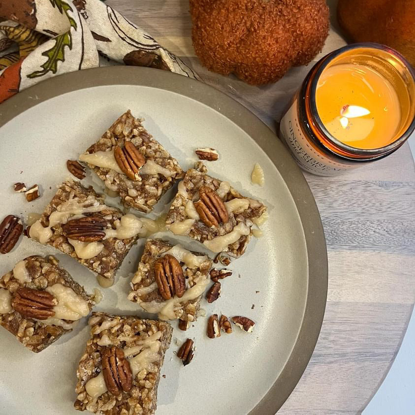 PECAN PIE DATE RICE KRISPIE TREATS 🍁🍂 – Coachella's Best Organic Dates