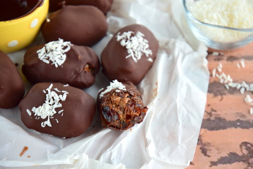 Almond Joy Inspired Stuffed Dates