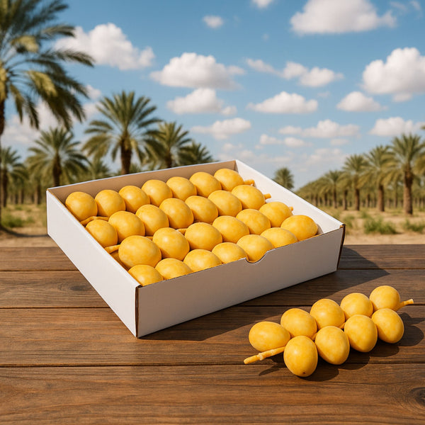 Organic Yellow Barhi Dates (Khalal Barhi Dates)