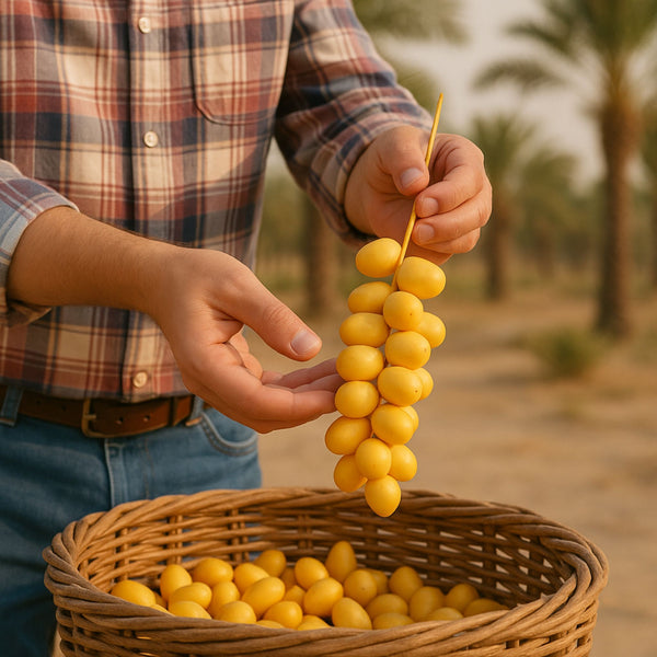 Organic Yellow Barhi Dates (Khalal Barhi Dates)