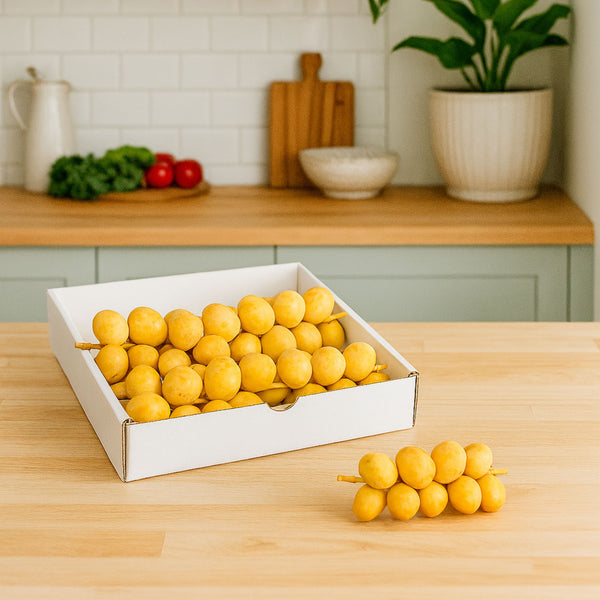 Organic Yellow Barhi Dates (Khalal Barhi Dates)