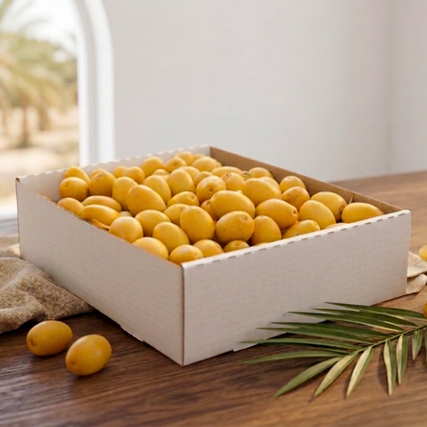Organic Yellow Barhi Dates (Khalal Barhi Dates)