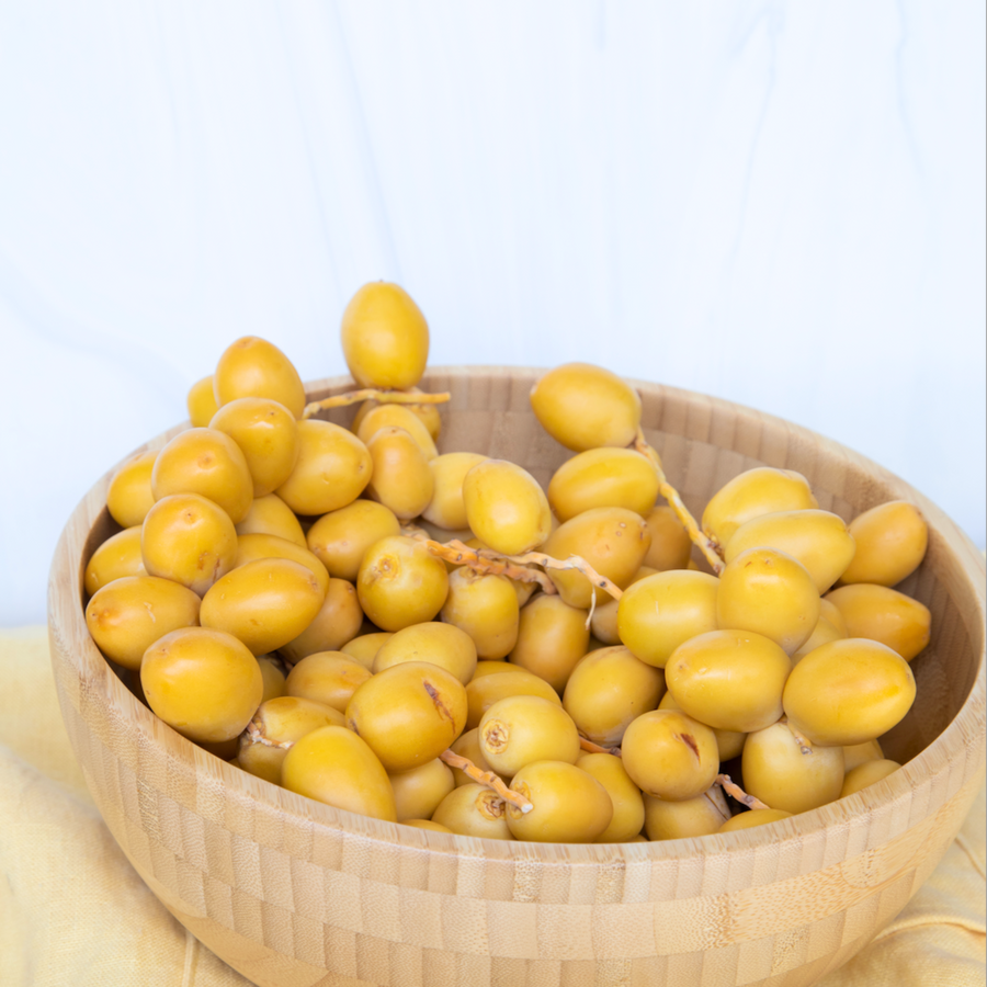 Organic Yellow Barhi Dates (Khalal Barhi Dates)