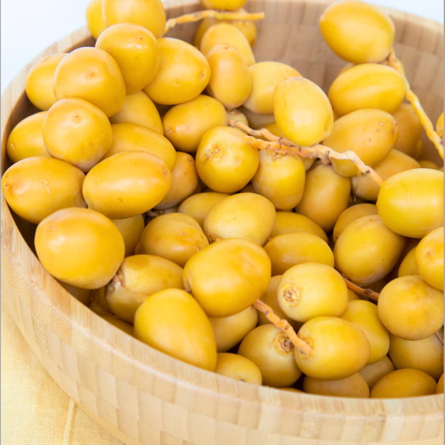 Organic Yellow Barhi Dates (Khalal Barhi Dates)