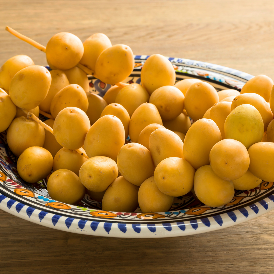 Organic Yellow Barhi Dates (Khalal Barhi Dates)