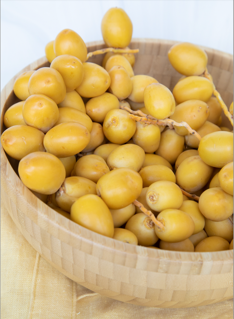 Organic Yellow Barhi Dates (Khalal Barhi Dates)